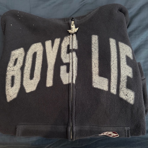 Boys Lie MAJORING IN MOVING HARLEY
ZIP XS/S like new - Picture 4 of 4